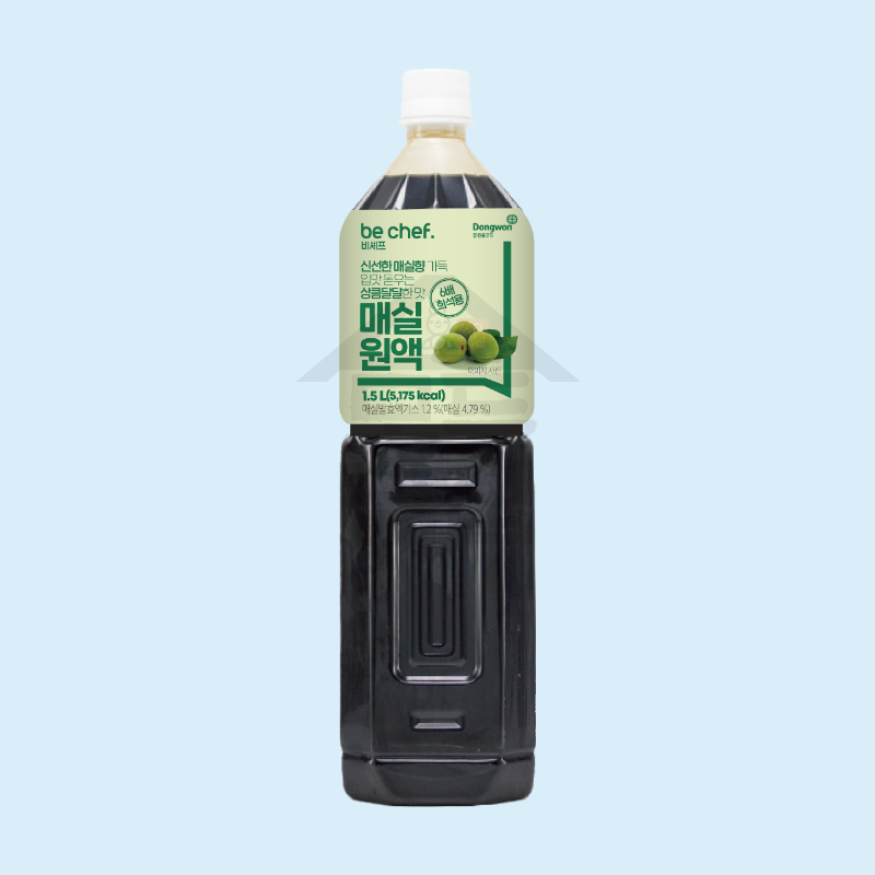 동원 홈푸드 비셰프 매실원액 1.5L 8병 매실엑기스 6배 희석용 오미자원액 - 상세 이미지 2