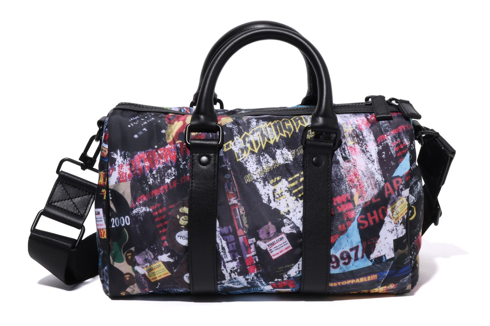 베이프 보스턴백 FLYER PATTERN MINI 1K70-190-011 - 상세 이미지 4