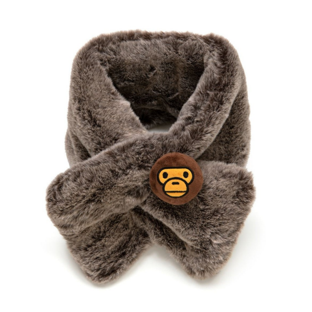 베이프 머플러 BABY MILO PLUSH DOLL FAUX FUR SCARF AK70-182-302 - 메인 이미지