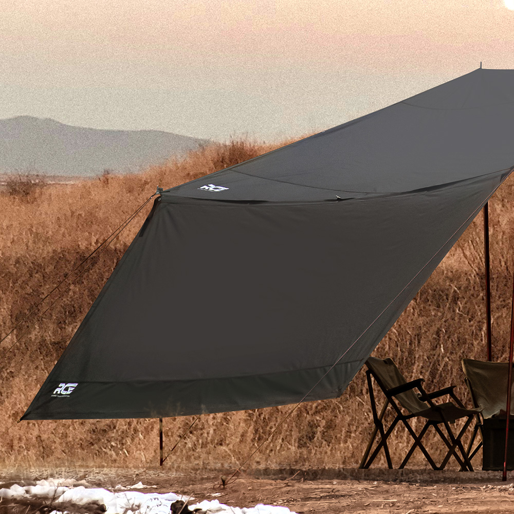 로티캠프 타프 렉타 캠핑 블랙코팅 사이드월 바람막이 그늘막 가림막 BTS-420