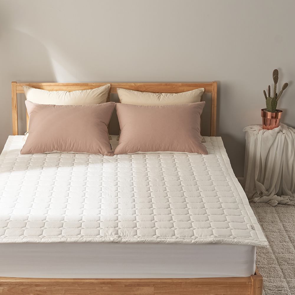 나비드 60수 고밀도 순면 카페트 겸 침대패드 SS/K 4color