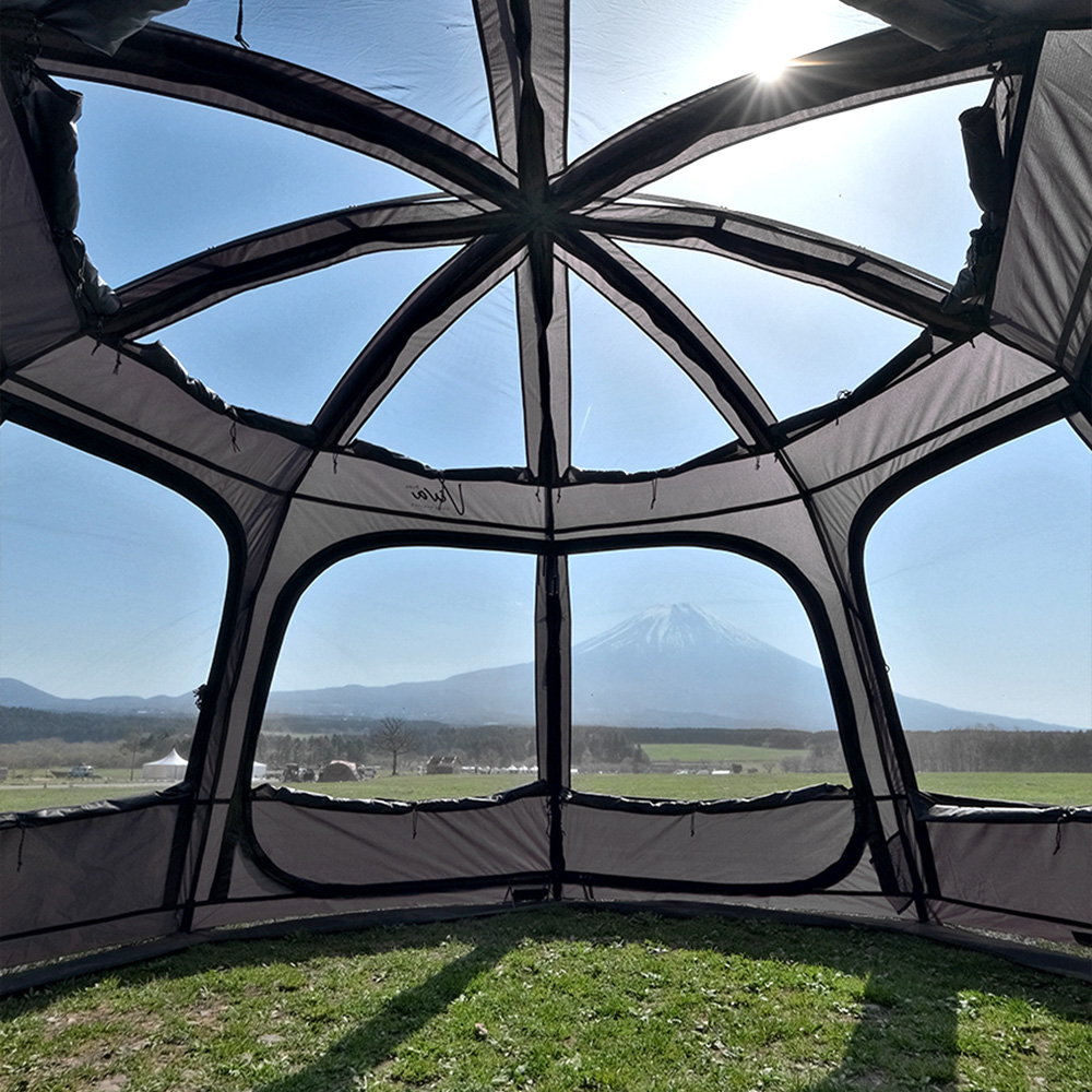 비바돔 프라임 쉘터 텐트 블랙 돔 캠핑텐트 간편설치 개방감