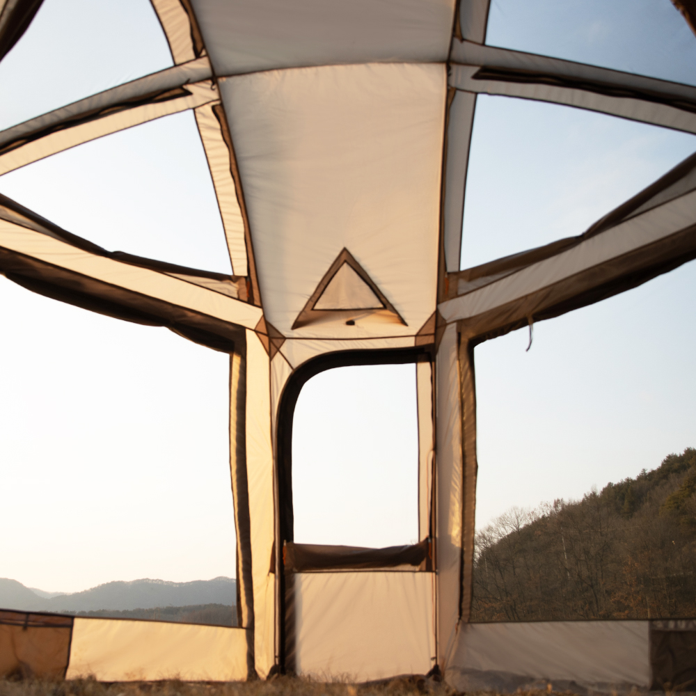 로티캠프 텐트 쉘터 돔 그늘막 캠핑 대형 감성 나들이 제로스트S1 탄 단품