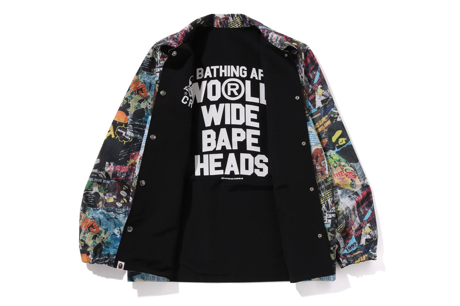 베이프 자켓 FLYER PATTERN REVERSIBLE COACH JACKET 1K70-140-003 - 상세 이미지 2