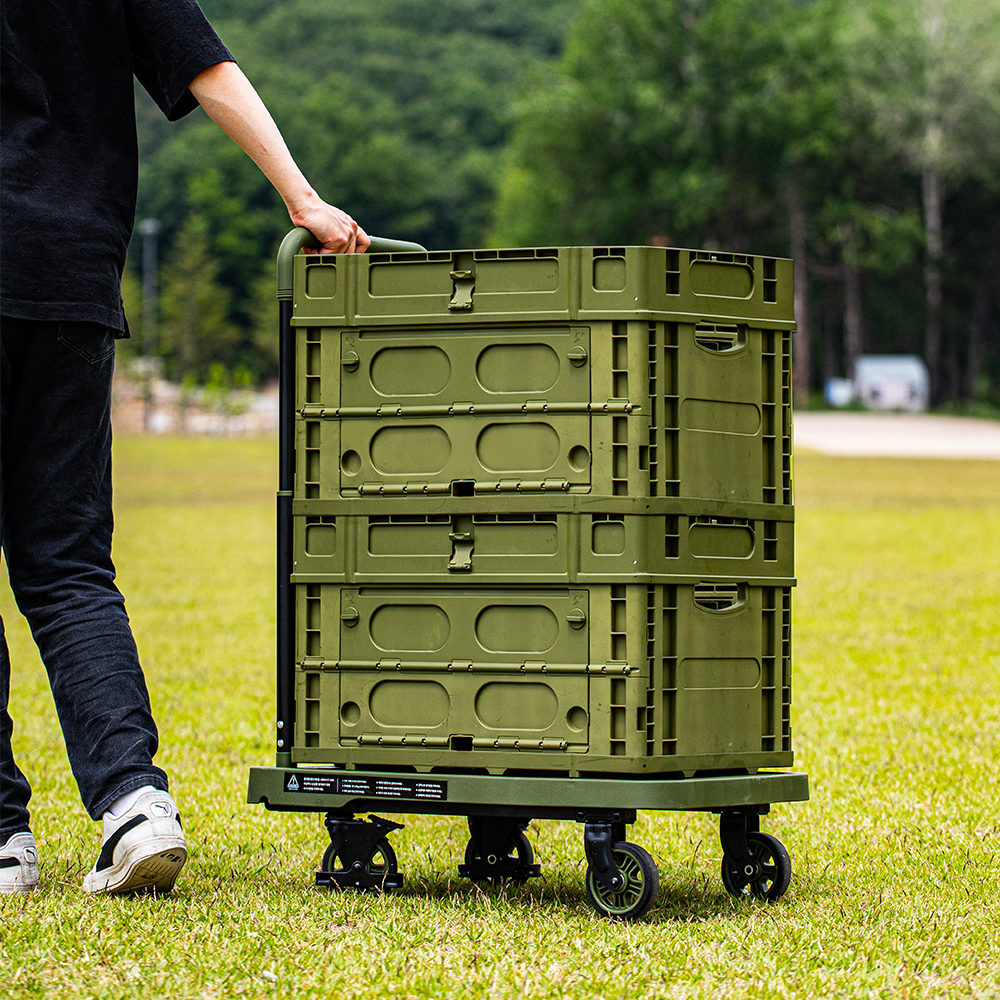 로티캠프 웨건 캠핑 카트 폴딩 접이식 캐리어 수레 FW-99FBC+ECB SET