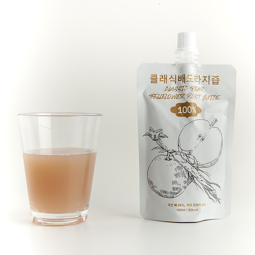 (클래식농원)농부가 만든 국내산 배도라지즙 100ml 20개 NFC 착즙 이미지 7