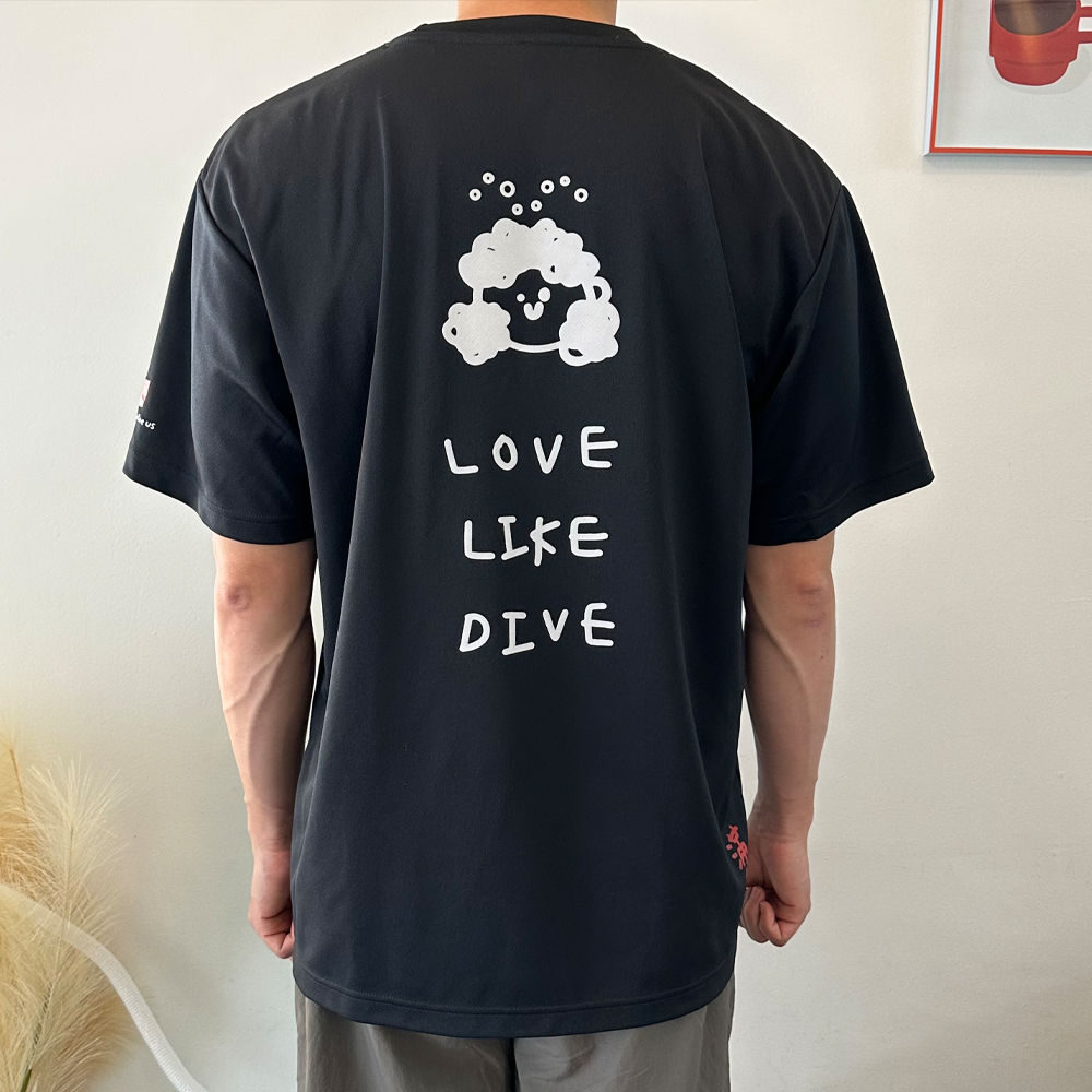 LOVE LIKE DIVE 다이빙 티셔츠