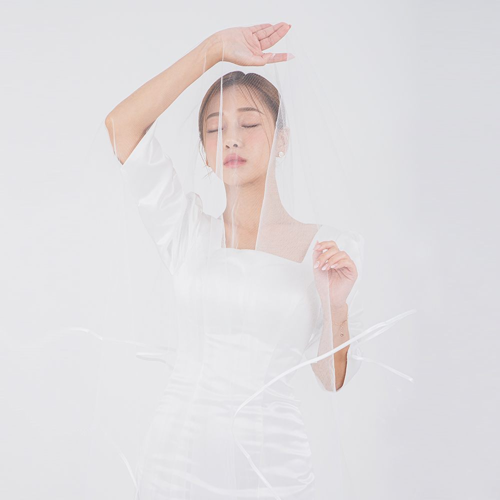 [릴리드레스] 루이롱베일 본식면사포 셀프웨딩소품 - 상세 이미지 3