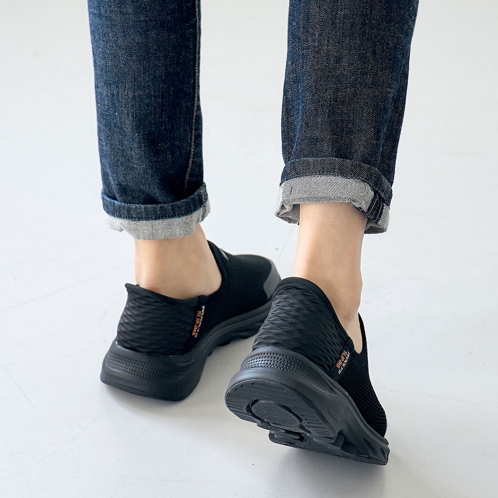스포티한 디자인 인슬립 키높이 여성 슬립온 운동화 4cm 이미지 8