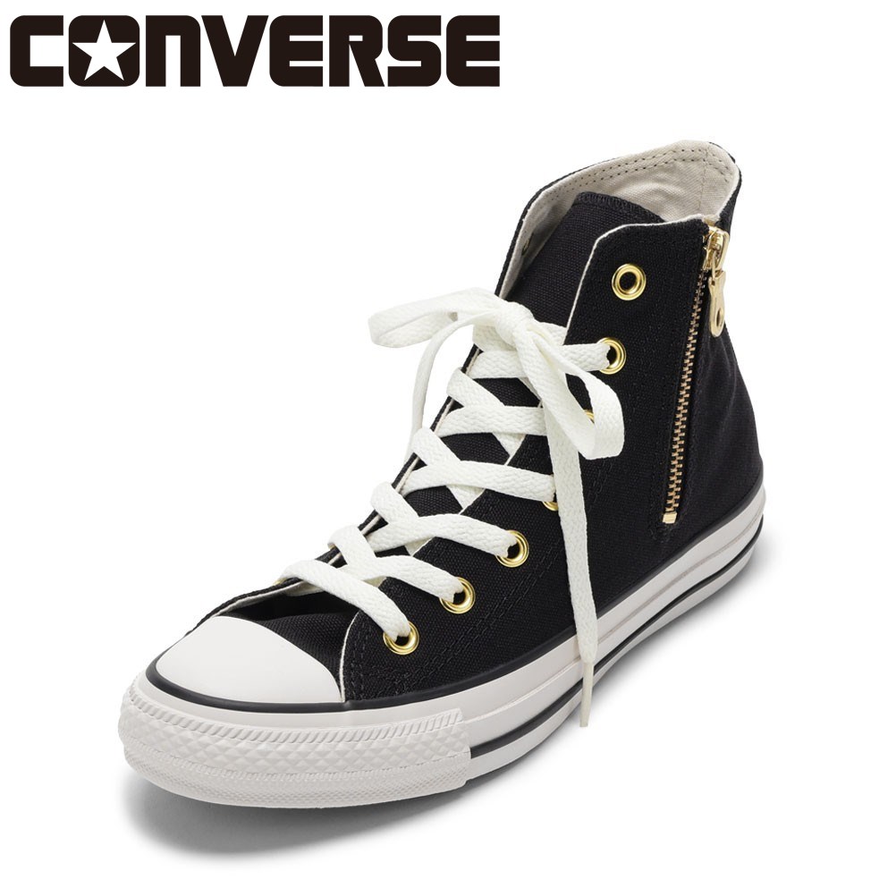 컨버스 CONVERSE 올스타 스터드 패치 Z 하이 스니커즈 블랙 - 상품 이미지