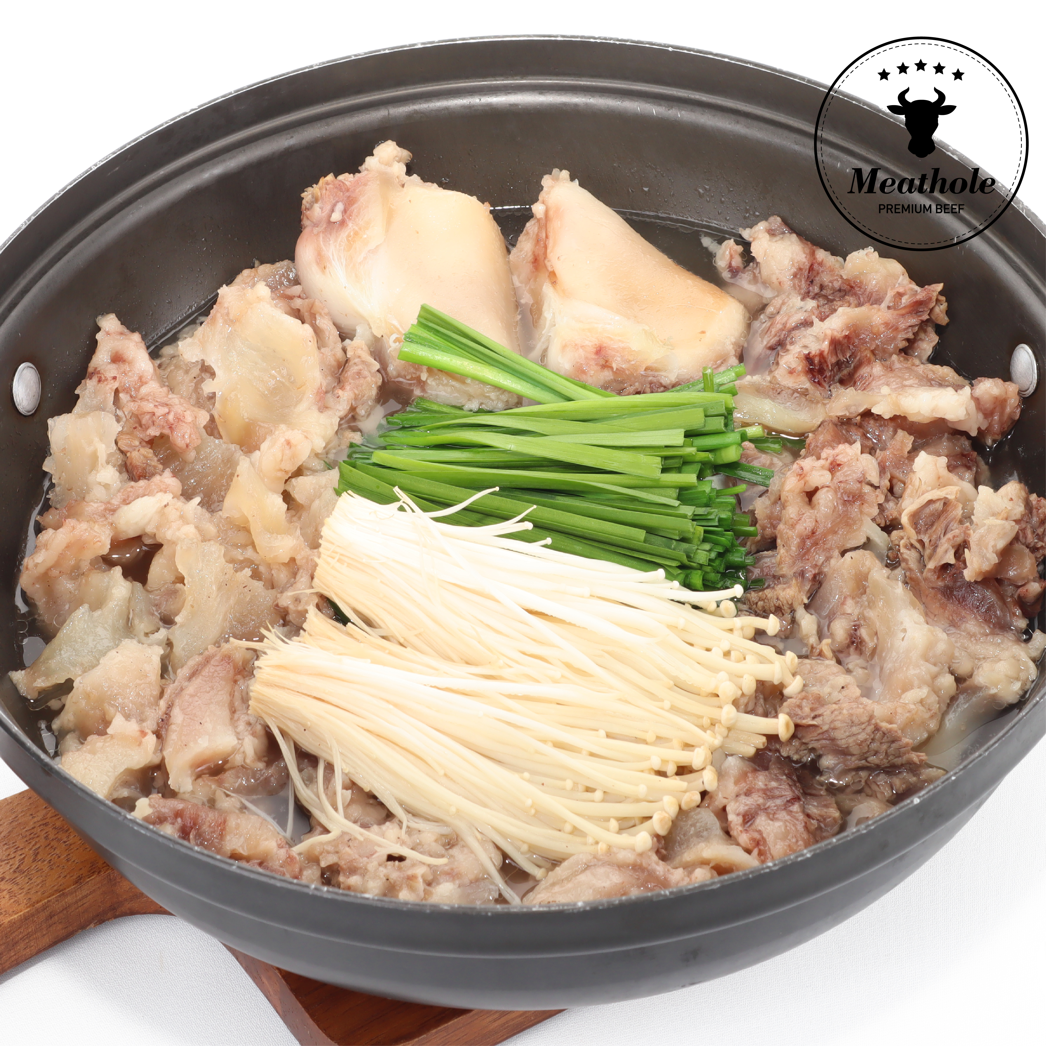 한우암소 진짜 무릎 도가니 100% 한마리 700g 내외 2인분 찜 수육 탕용 - 상세 이미지 4