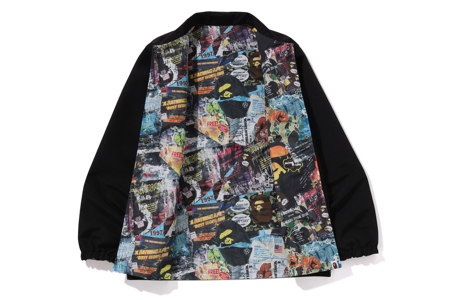 베이프 자켓 FLYER PATTERN REVERSIBLE COACH JACKET 1K70-140-003 - 상세 이미지 5