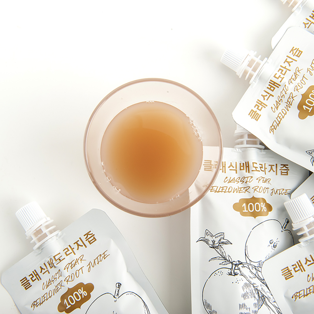(클래식농원)농부가 만든 국내산 배도라지즙 100ml 20개 NFC 착즙 이미지 6