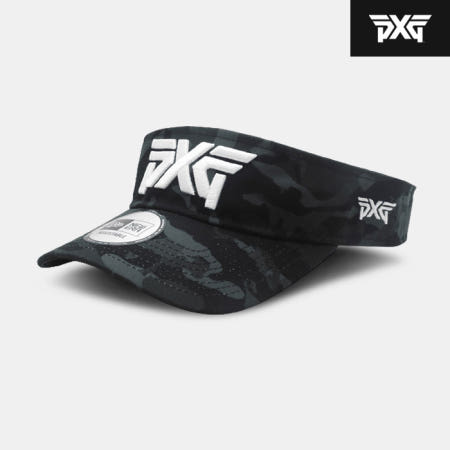 [GOLFIC]PXG 페어웨이 카모 스포츠 바이저[남여공용][블랙]