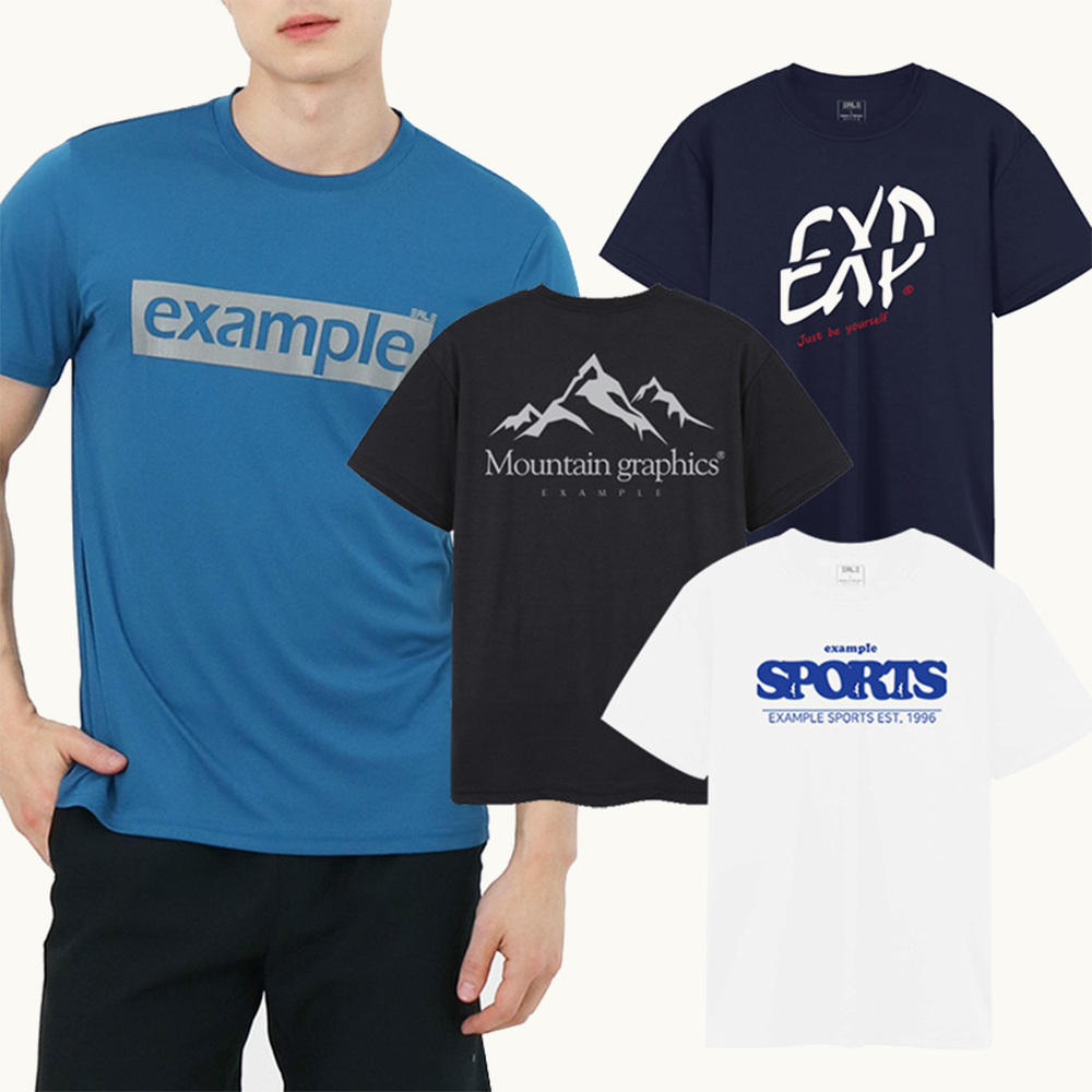 시원한 쿨링티 기능성 반팔 냉감 쿨티셔츠 4XL