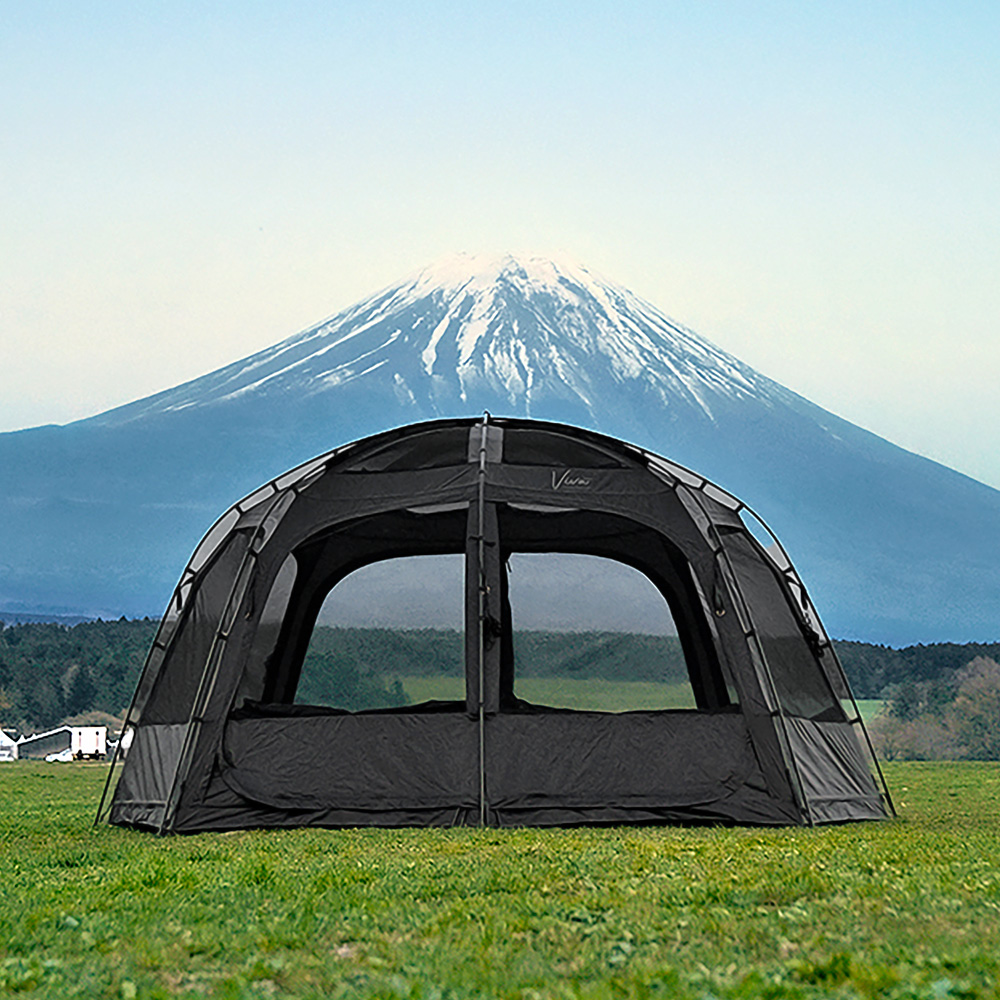 비바돔 프라임 쉘터 텐트 블랙 돔 캠핑텐트 간편설치 개방감