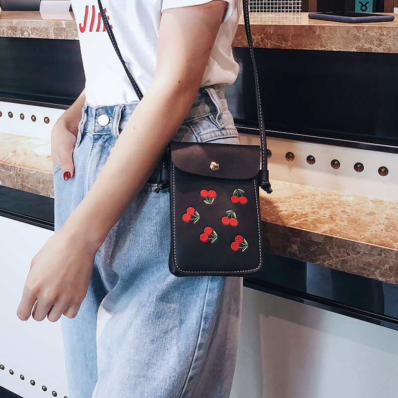 핸드폰가방 미니 크로스백 체리 여성 미니백