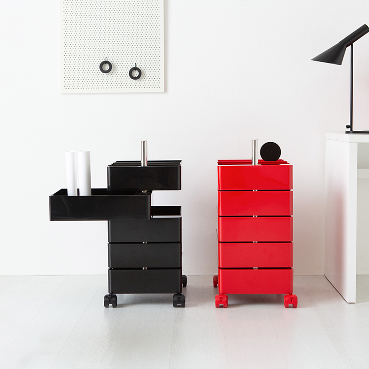 빙그리 회전서랍 트롤리 5단 클래식그린 9536.5958