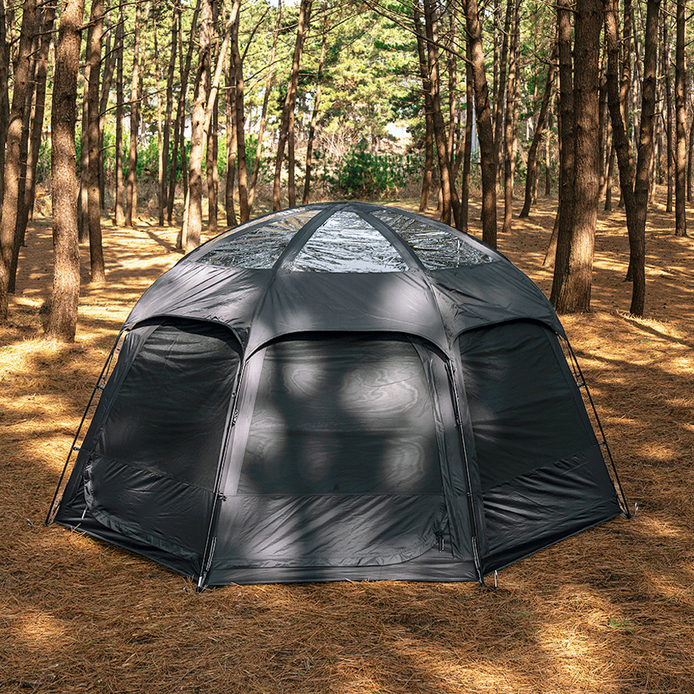 비바돔 프라임 쉘터 텐트 블랙 돔 캠핑텐트 간편설치 개방감