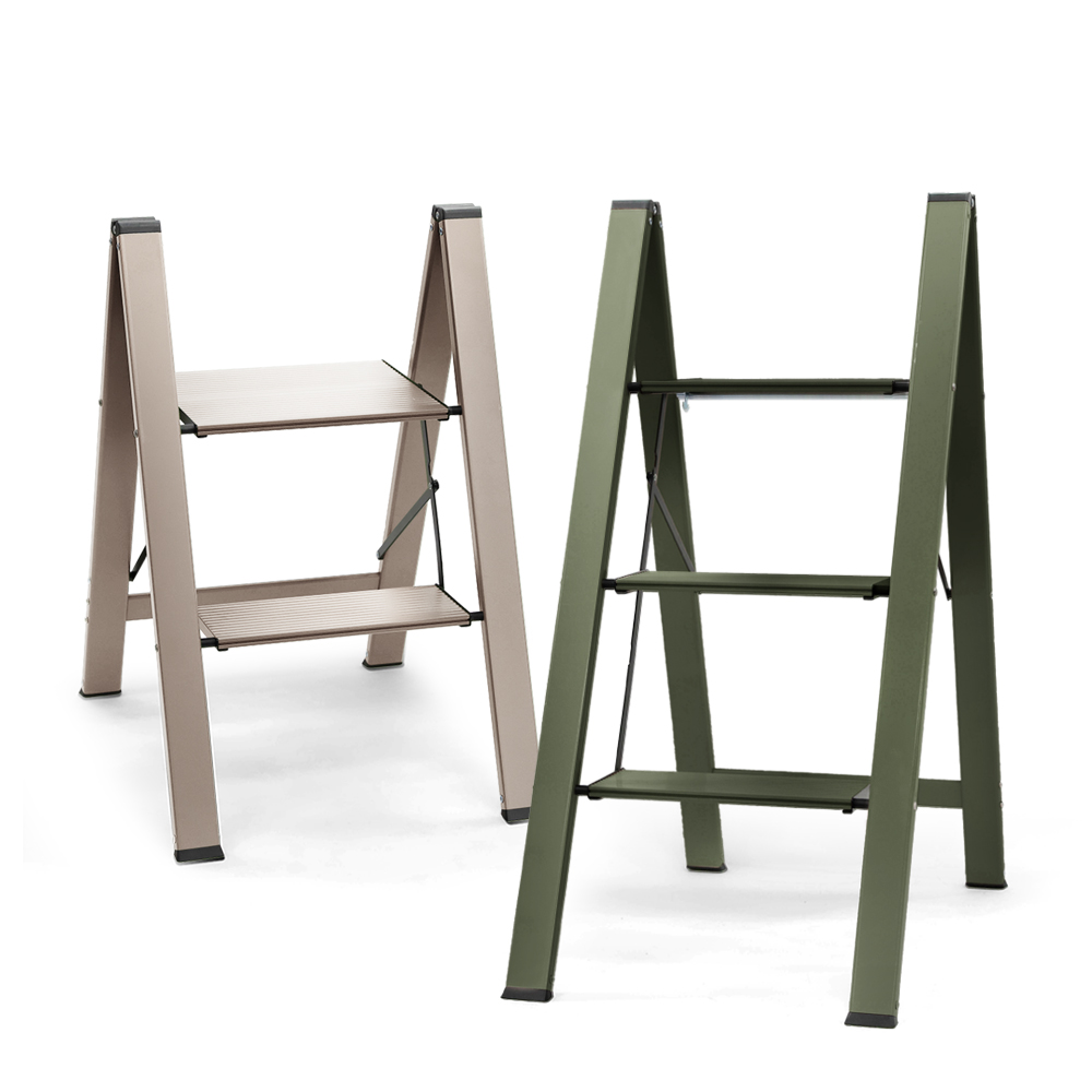 로티홈시스 접이식 사다리 가정용 A형 3단 이동식 작업 발판 계단 광폭 SL3