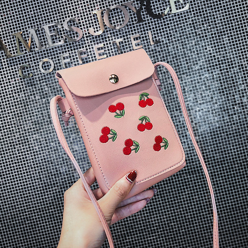 핸드폰가방 미니 크로스백 체리 여성 미니백