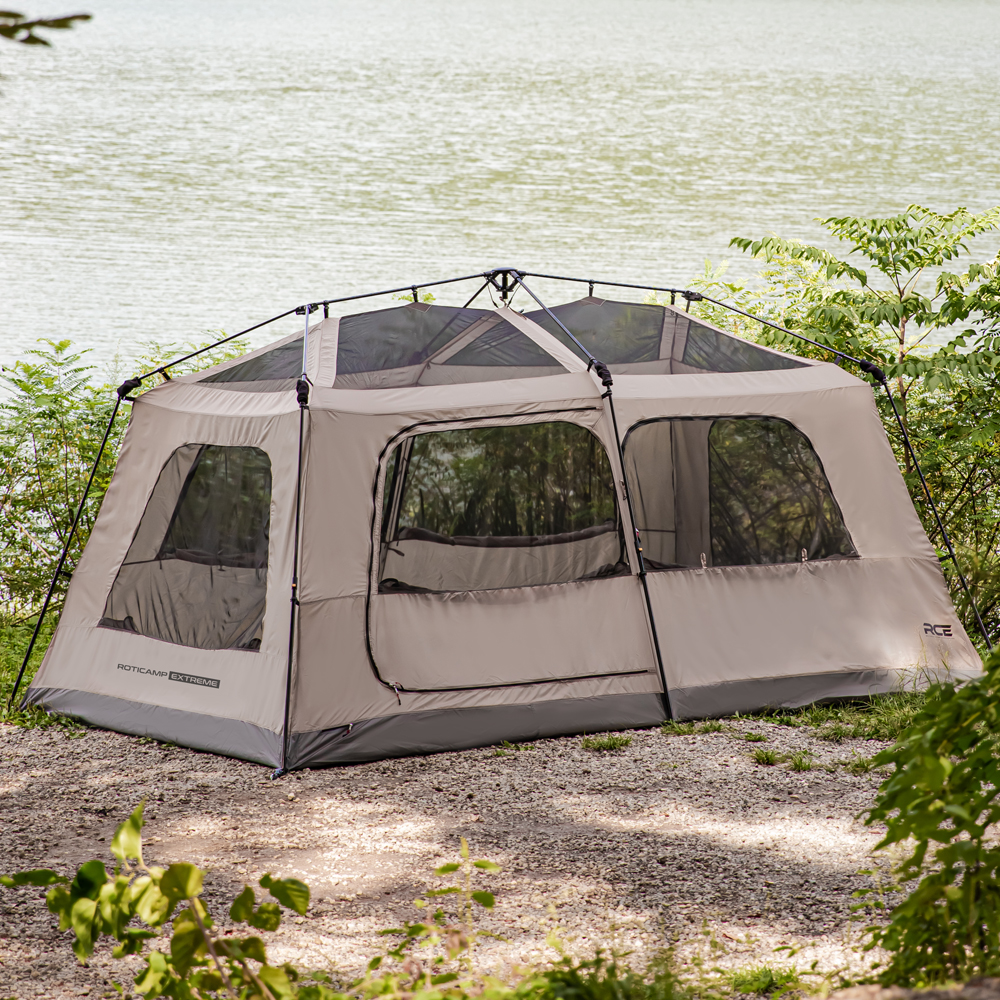 로티캠프 원터치 텐트 그늘막 캠핑 대형 감성 비치 나들이 힐하우스