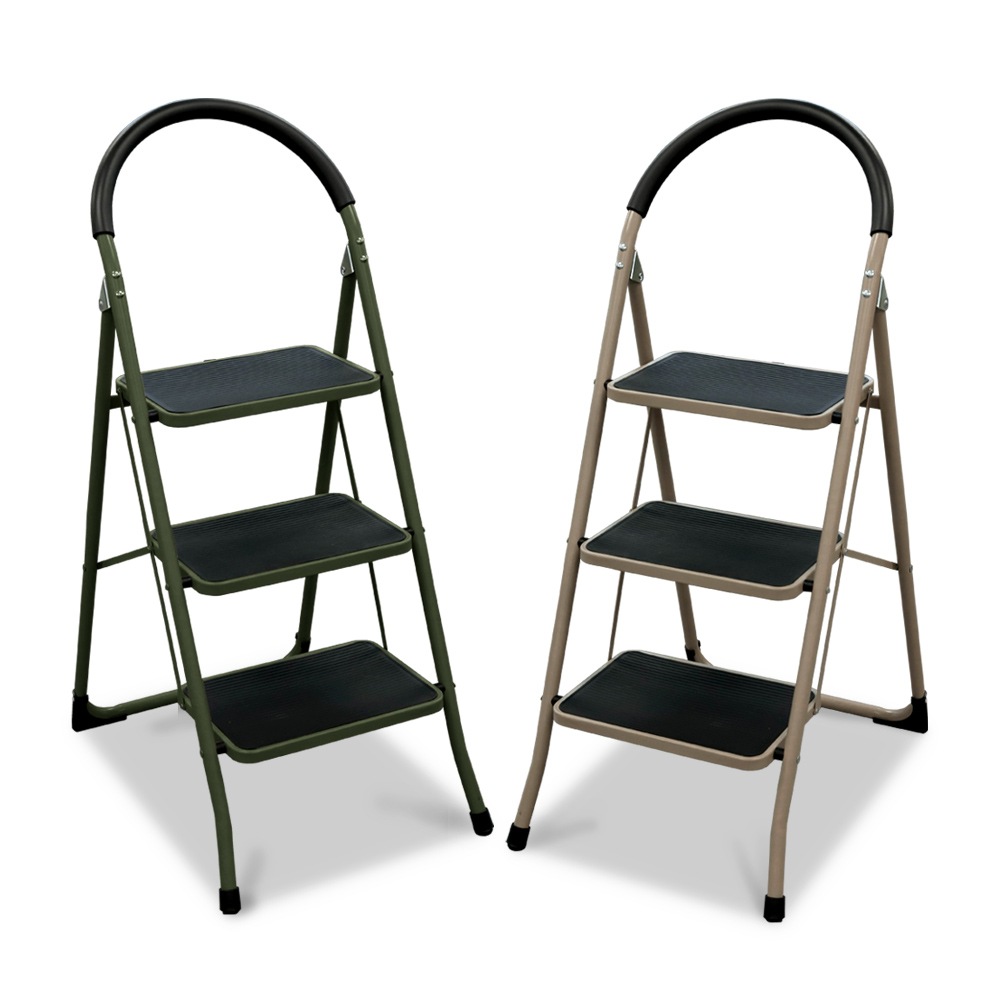 로티홈시스 접이식 사다리 가정용 A형 3단 이동식 작업 발판 계단 광폭 SL3