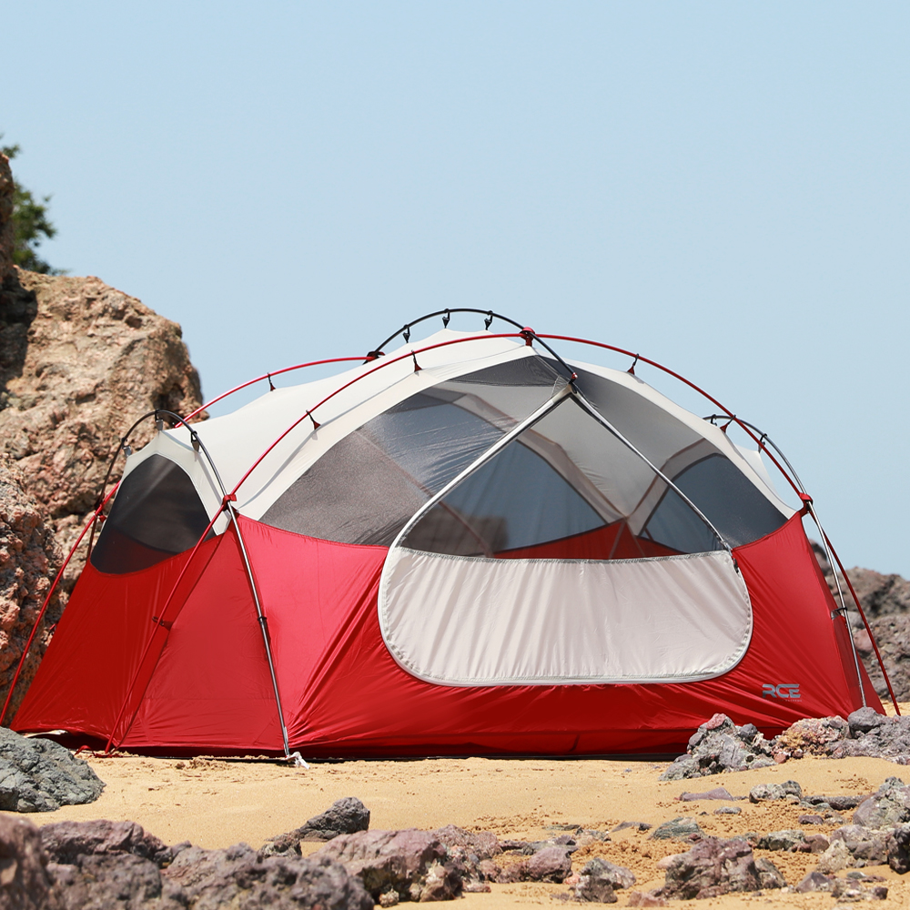 로티캠프 콜린 와이드 백패킹 텐트 1-2인용 BT-CL 그레이