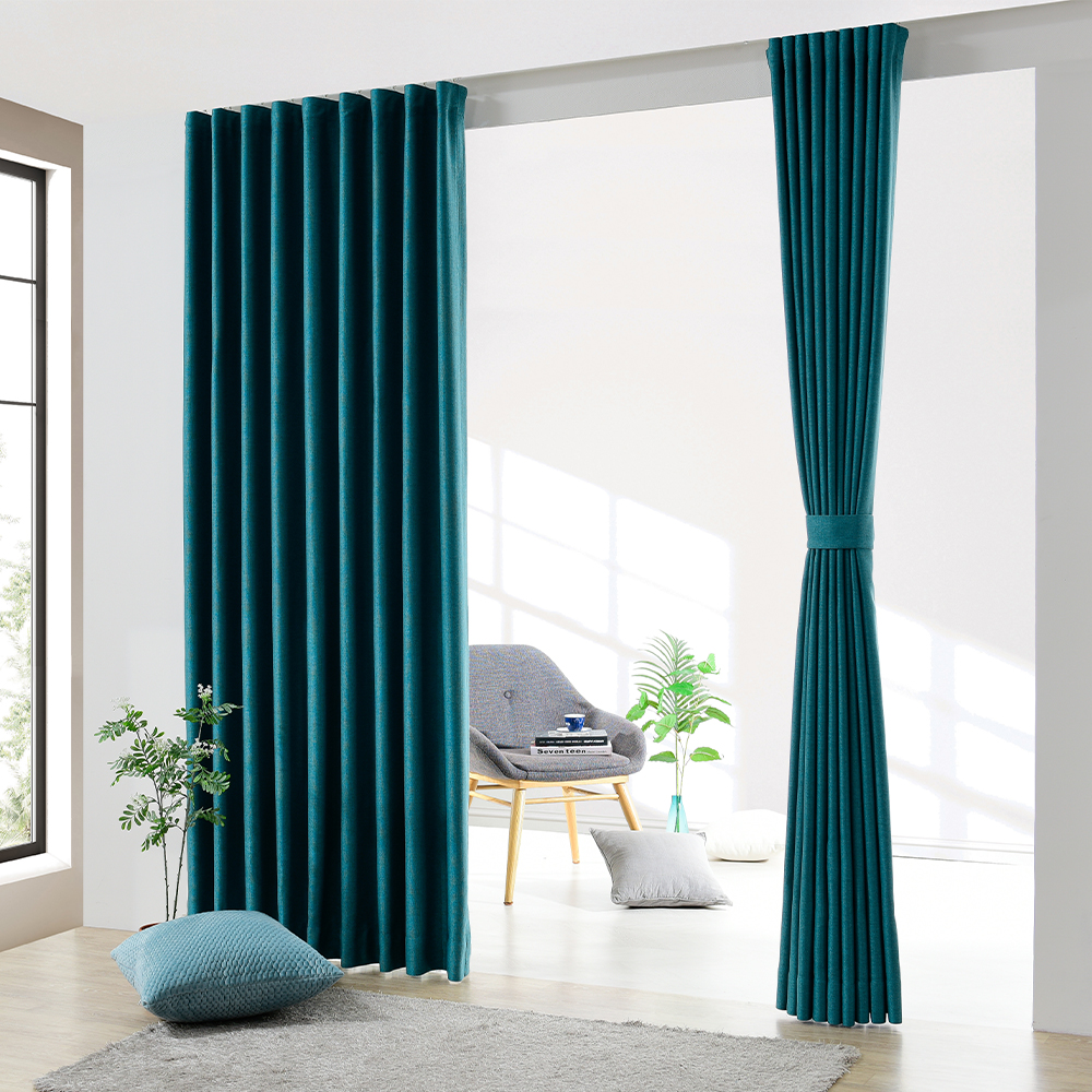 살랑공간 아틀라 형상기억 거실용커튼 주문제작 높이맞춤 2장구성 소형