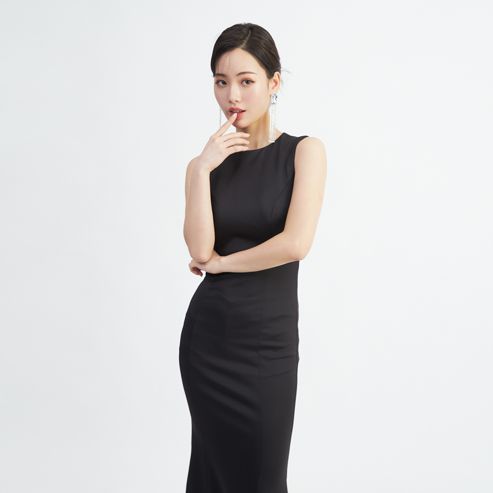 마틸다 블랙드레스 2부 피로연드레스 연주 셀프웨딩드레스 브라이덜샤워원피스 - 상세 이미지 4