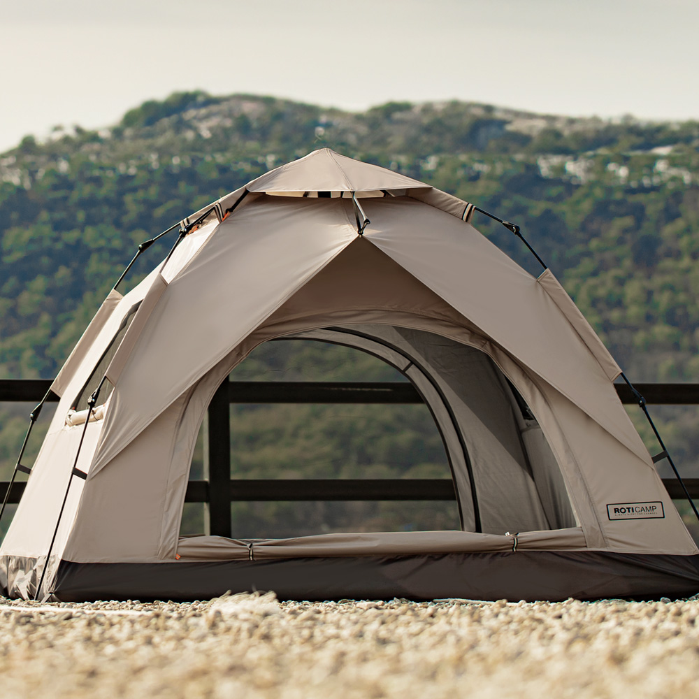 로티캠프 컴포트 나들이 캠핑 그늘막 원터치 텐트 COM4 탄