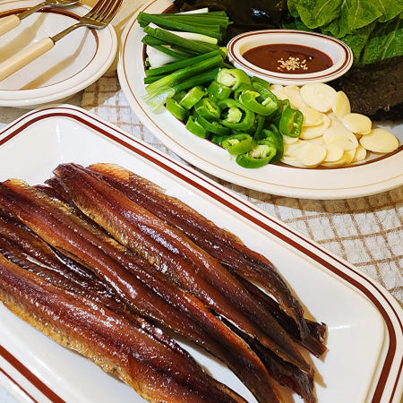 송가네장터 포항 구룡포 과메기 야채세트 손질과메기