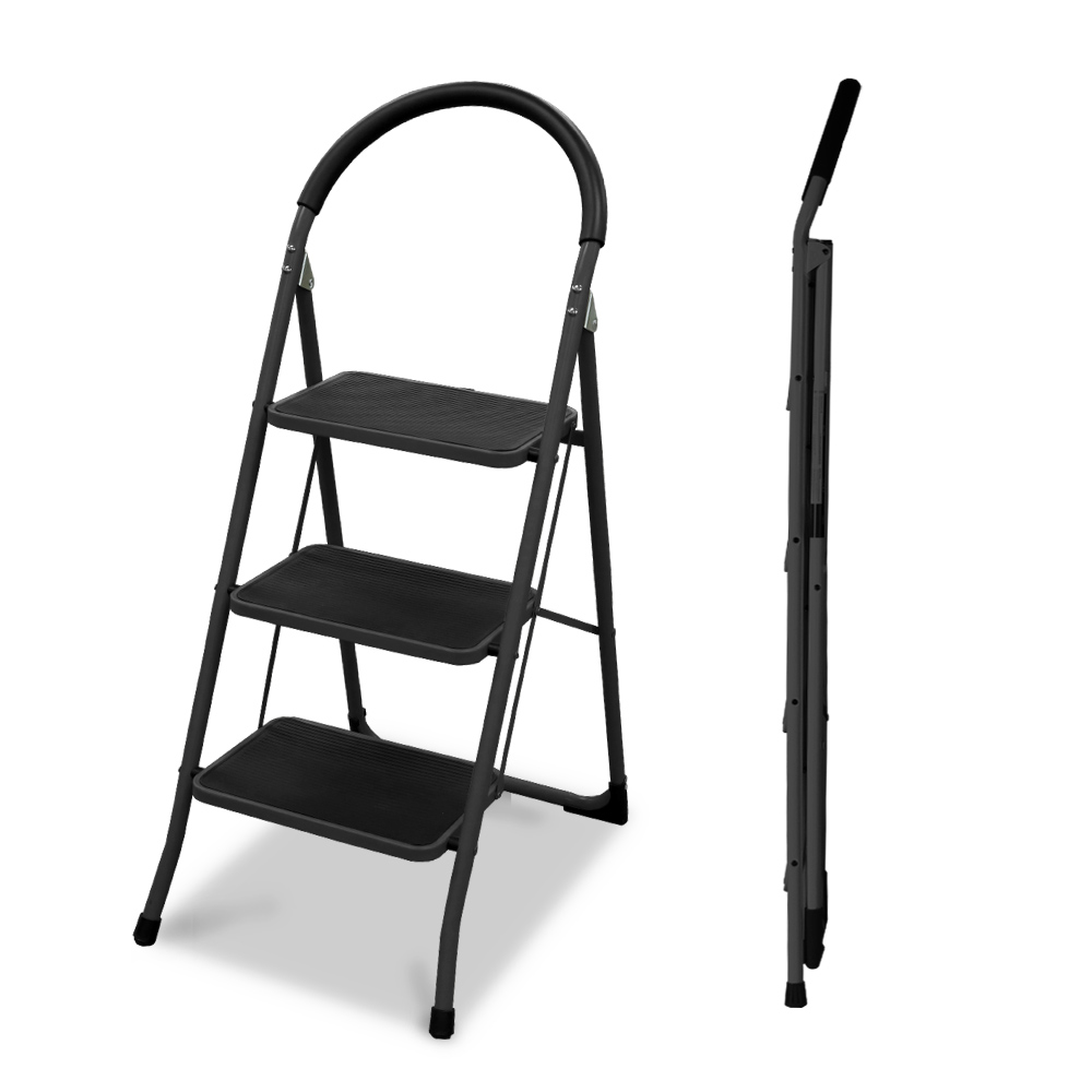 로티홈시스 접이식 사다리 가정용 A형 3단 이동식 작업 발판 계단 광폭 SL3