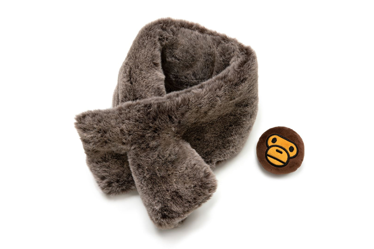 베이프 머플러 BABY MILO PLUSH DOLL FAUX FUR SCARF AK70-182-302 - 상세 이미지 3