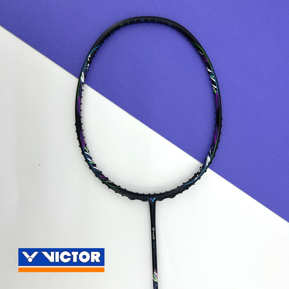 빅터 배드민턴라켓 채 드라이브 메탈릭 입문용 올라운드 4U 가벼운 베드민턴라켓 - 상품 이미지