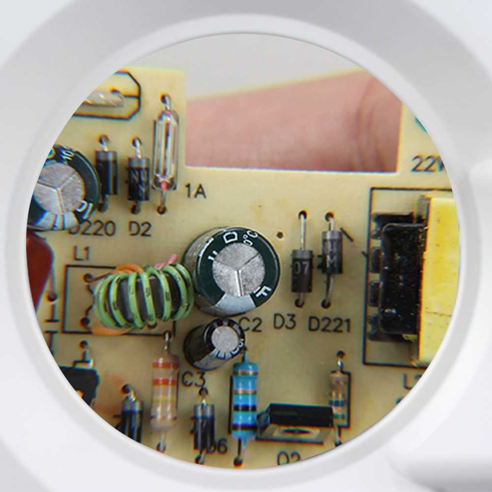 20배 확대경 기판작업대 LED 돋보기 회로 수리 조명 10x 녹색 - 상세 이미지 4