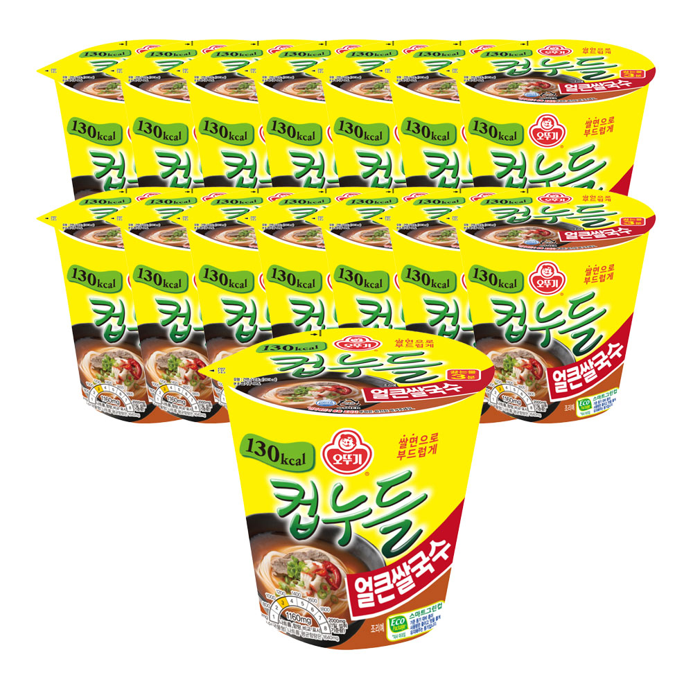 오뚜기 컵누들 얼큰쌀국수 37.8g, 15개 - 메인 이미지