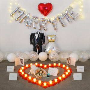 프로포즈 용품 이벤트 세트 셀프 답 신혼집 풍선출장결혼부산 전기초SET0... 실사용 후기 | 효과 있을까? - 상품 이미지 3