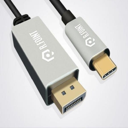 R.FOINT 알포인트 USB C타입 to DP 케이블 2M RF-31DP4K60-2M