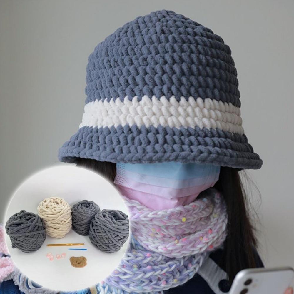 겨울모자뜨기 DIY 코바늘비니 벙거지모자뜨기 - 상품 이미지