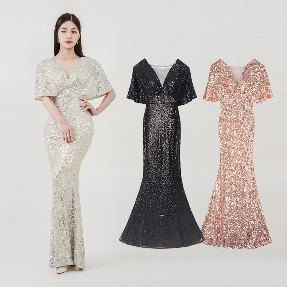 샤를 이브닝드레스 연주 연주회 연주복드레스 합창단드레스 2부원피스 - 상품 이미지