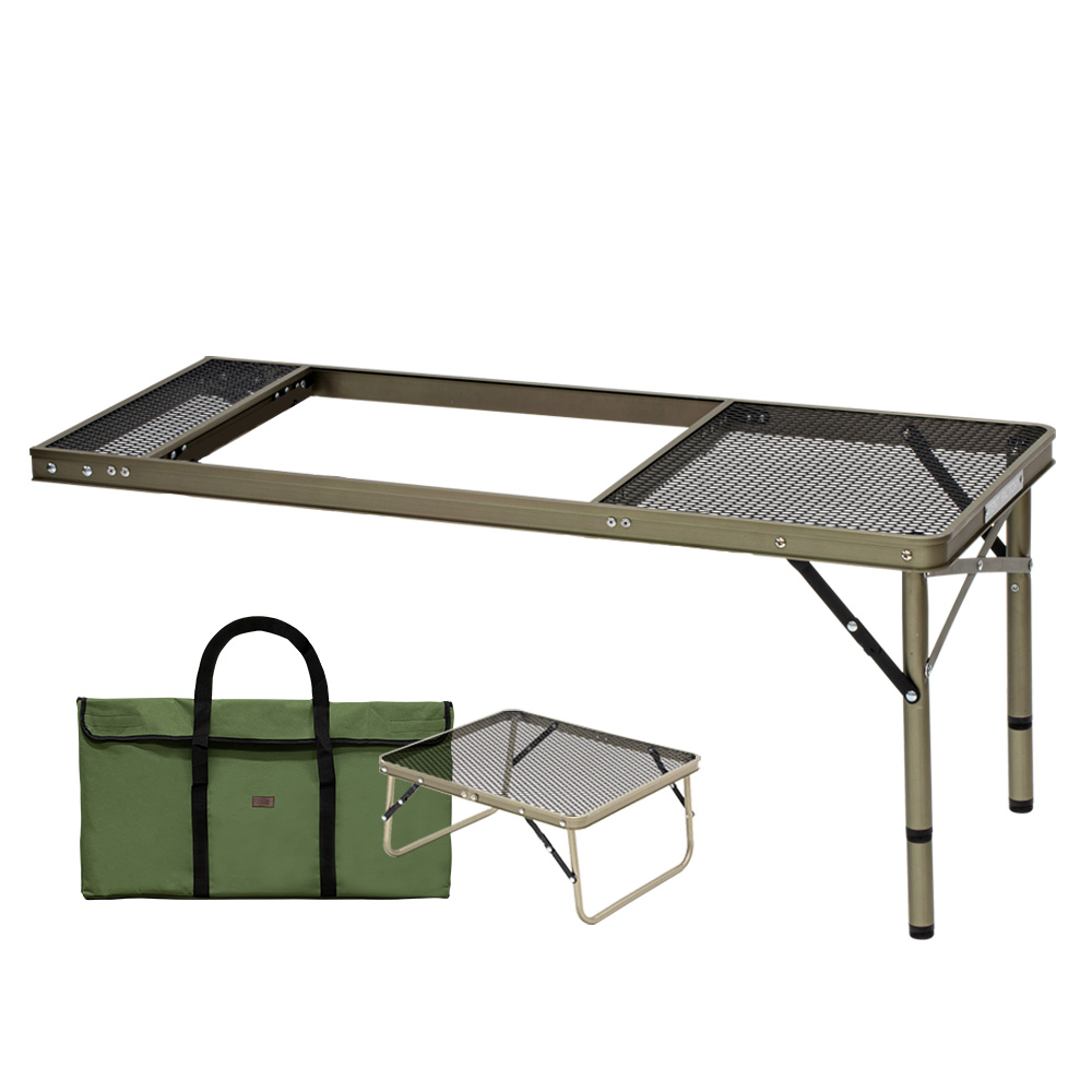 로티캠프 캠핑 테이블 IGT 좌식 화로대 접이식 피크닉 경량 휴대용 사이드 MBT-SUB
