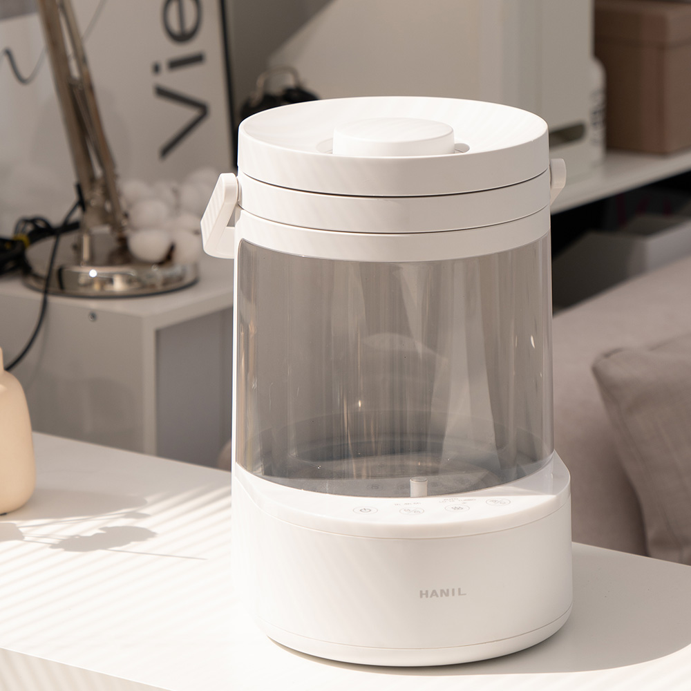 [A급 리퍼] 한일 유리 온열 물멍 아기가습기 유아 스팀 스텐 가열식 가습기