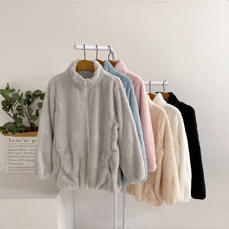 [무배] 카빌 보송보송 후리스 집업 점퍼(6color)(L,XL) 상세 이미지 1