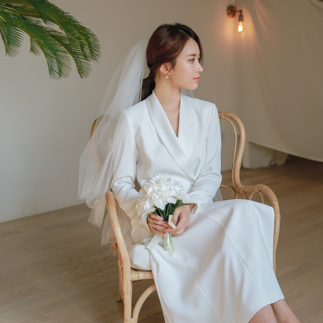 [3배풍성한] 청순숏베일 v3 셀프웨딩 면사포 웨딩촬영소품 - 상세 이미지 3
