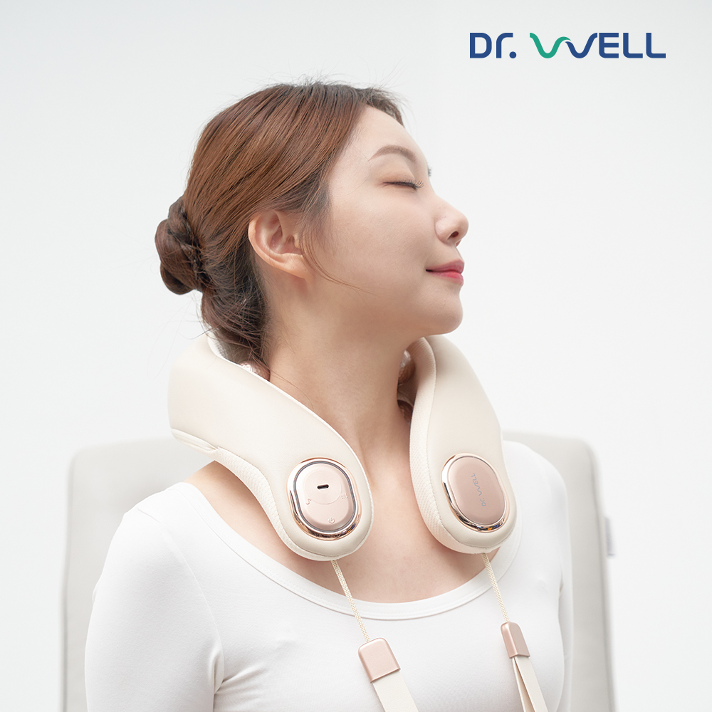 닥터웰 웰넥스 무선 온열 목 마사지기 DR-2650