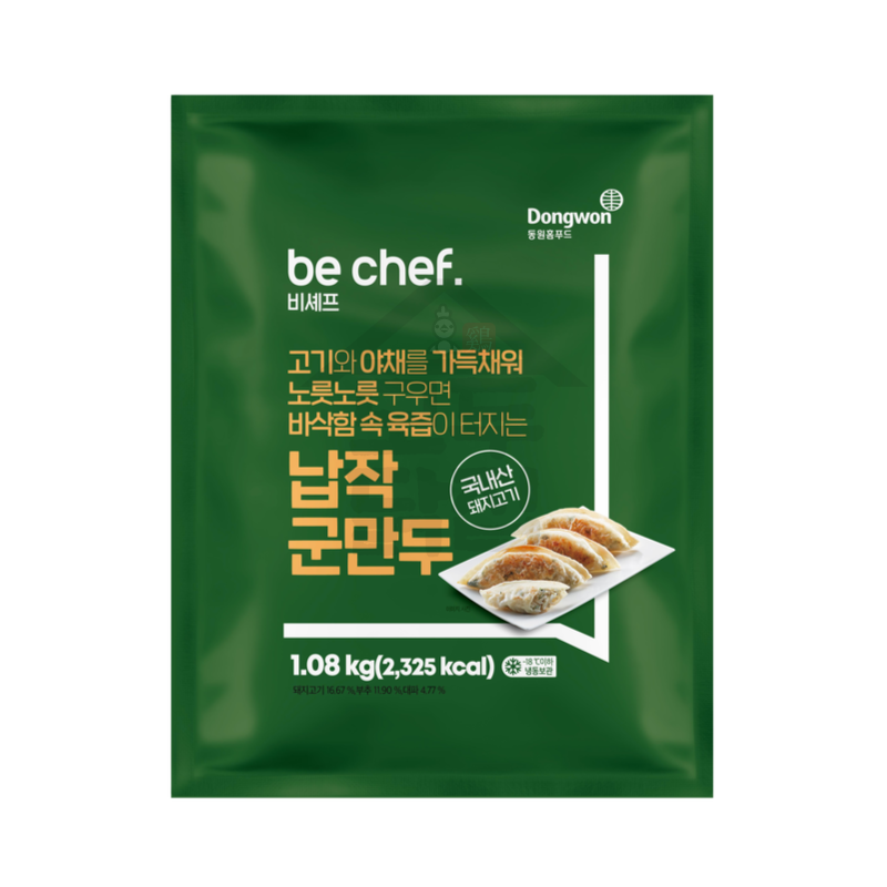 동원 홈푸드 비셰프 납작군만두 1.08kgx8EA BOX 육즙가득 - 상세 이미지 2