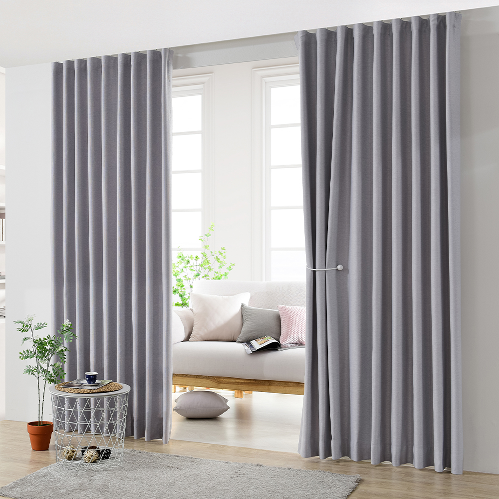 살랑공간 아틀라 형상기억 거실용커튼 주문제작 높이맞춤 2장구성 소형