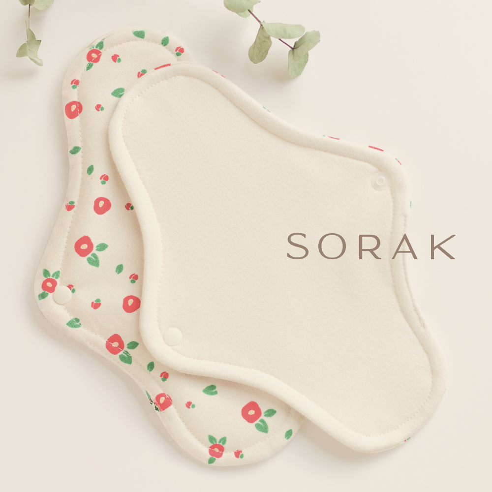 소락 SORAK 소락패드 오가닉 코튼 유기농 순면 동백 라이너 - 상품 이미지