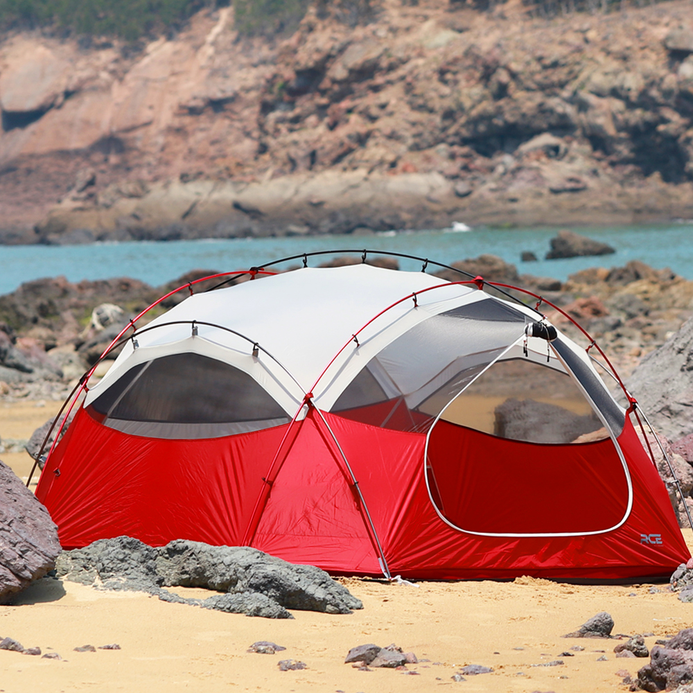 로티캠프 콜린 와이드 백패킹 텐트 1-2인용 BT-CL 그레이